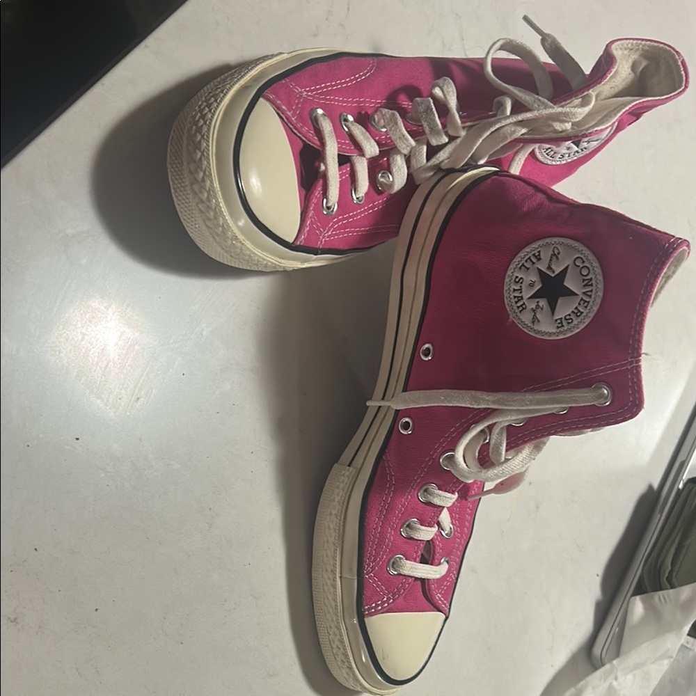 Converse Kids' Pink High-Top Sneakers